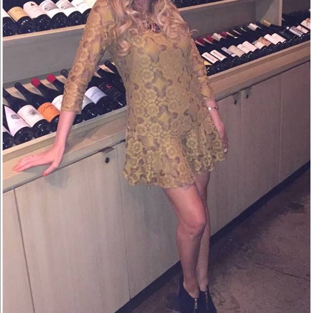 Free people Revolve yellow dress